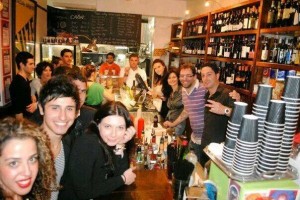 Aperitivo all'Osteria Michelangelo. Interno