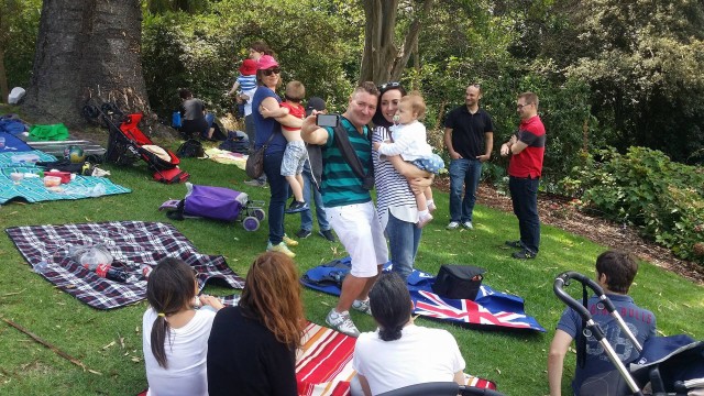 Melbourne. Il picnici dei nuovi genitori 2016